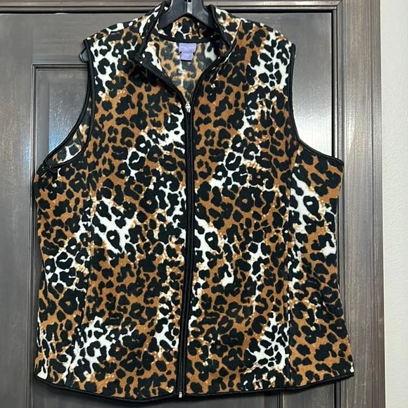 Laura scott fleece vest cheap